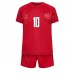 Billiga Danmark Christian Eriksen #10 Barnkläder Hemma fotbollskläder till baby VM 2022 Kortärmad (+ Korta byxor)